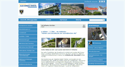 Desktop Screenshot of alb-donau-kreis.de